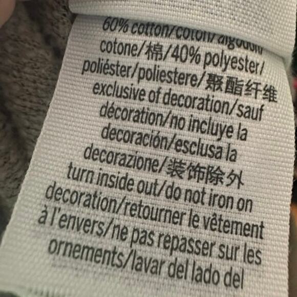 Victoria’s Secret Pink Beige Full-Zip Hoodie – Floral Print Hood, Size S - Picture 10 of 10